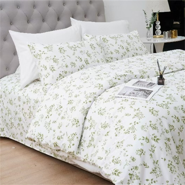 出口老美 成对枕套 48x74cm两只装 盈翠萦茶青蔓罗素【20419】