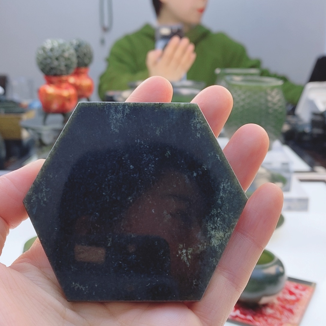 和田玉（青玉）把件未镶嵌