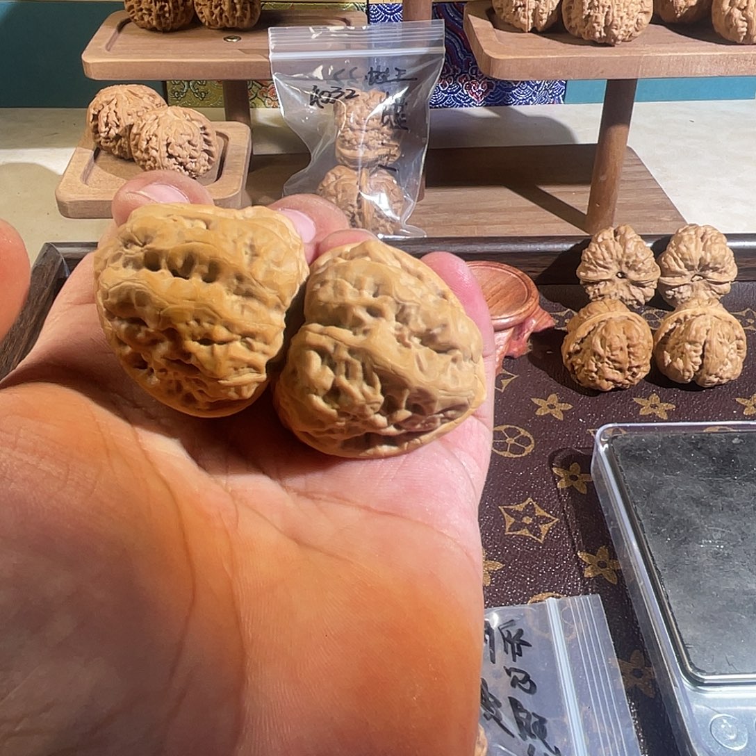 铭***禹把件文玩核桃1125