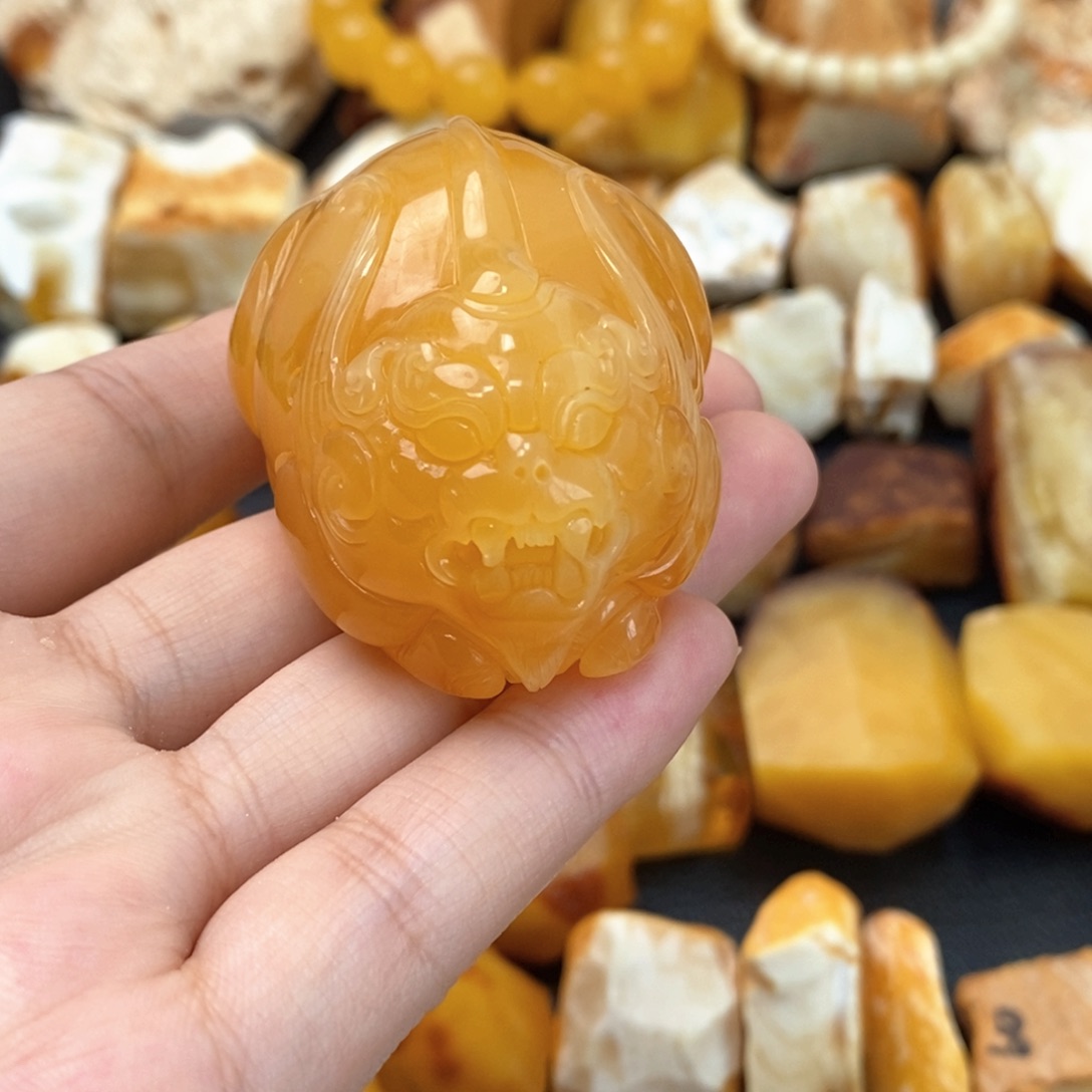 定制琥珀未镶嵌蜜蜡