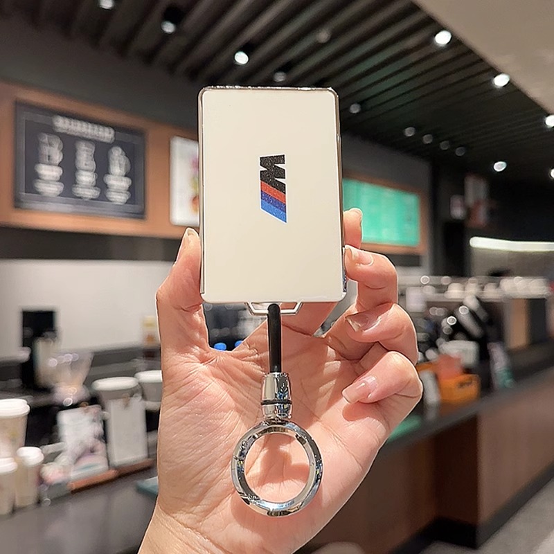 适用宝马卡片钥匙套22款X5L新3系5系6系7系x6X7车钥匙包壳男女扣