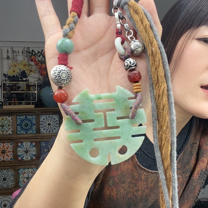 翡翠项链未镶嵌项链