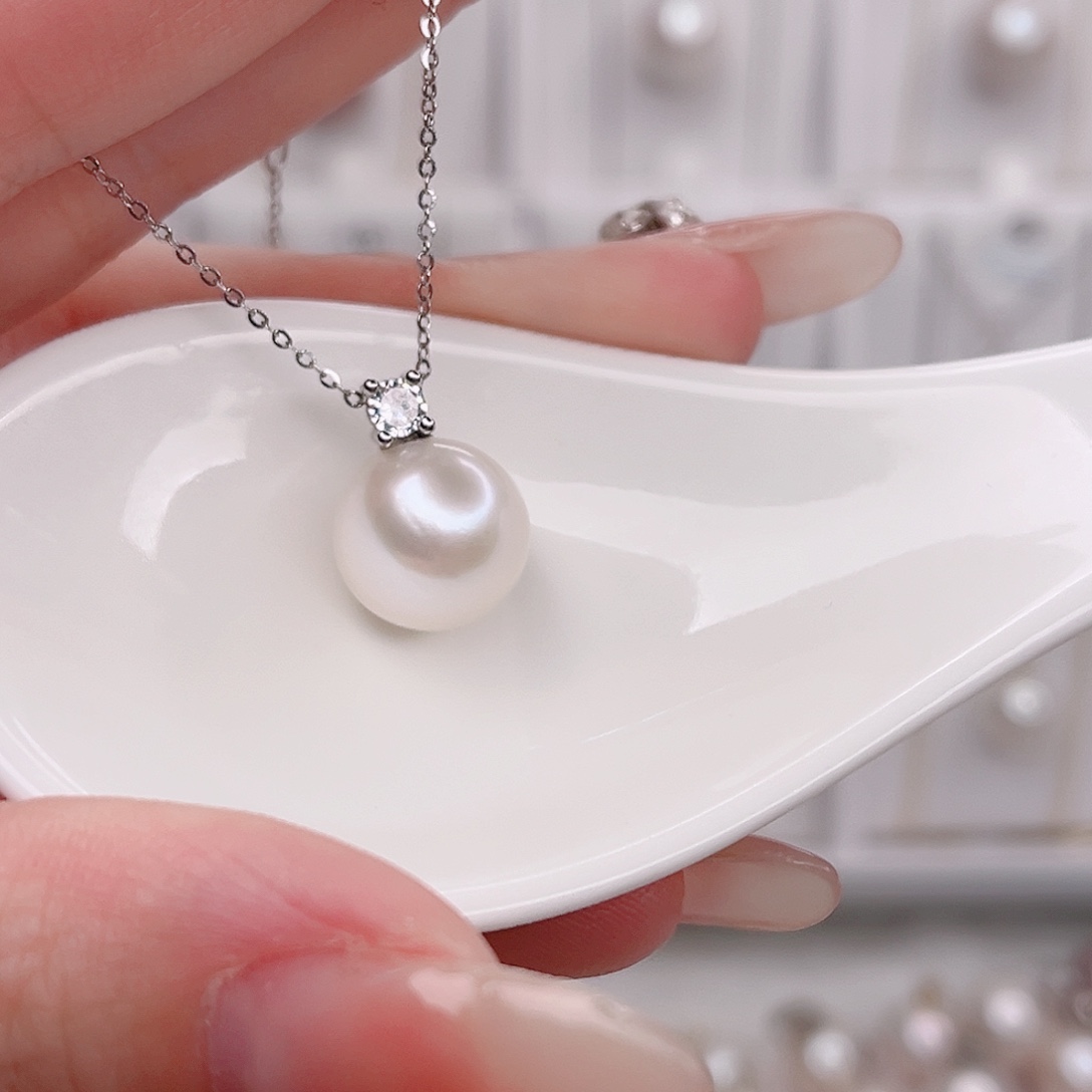 淡水珍珠未镶嵌吊坠(赠链)