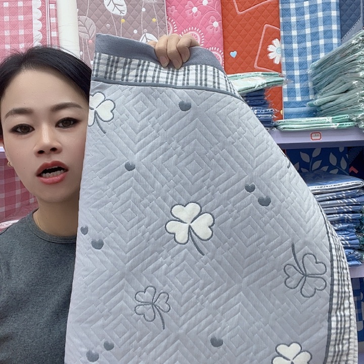 棉高级灰杏叶纯棉