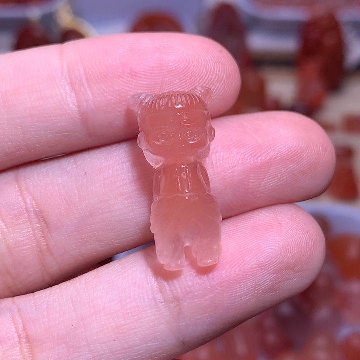 南红玛瑙未镶嵌珠宝半成品哪吒