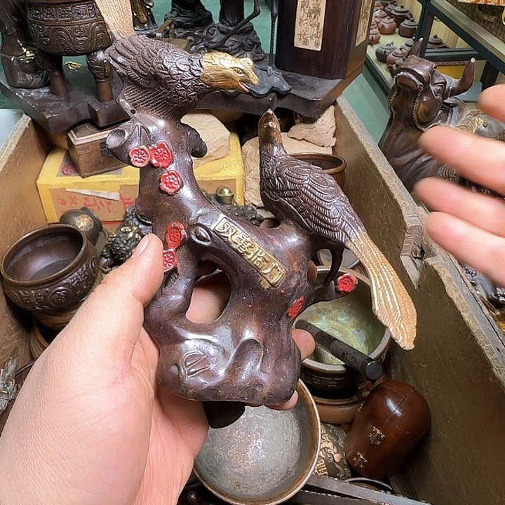 铜器办公室茶室摆件