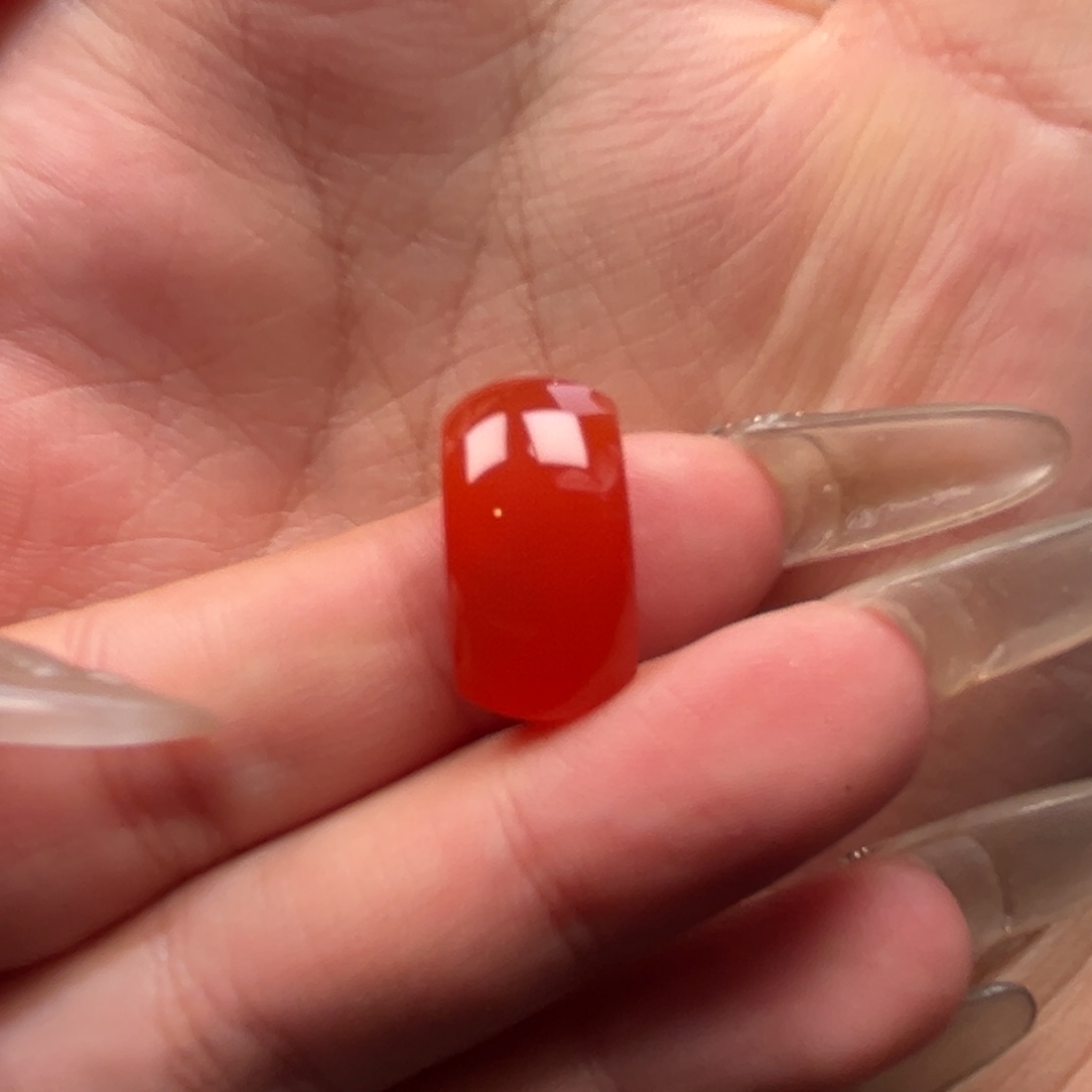 南红玛瑙戒指未镶嵌