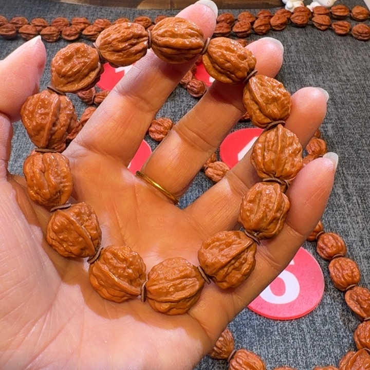 文玩核桃手串小金蟾