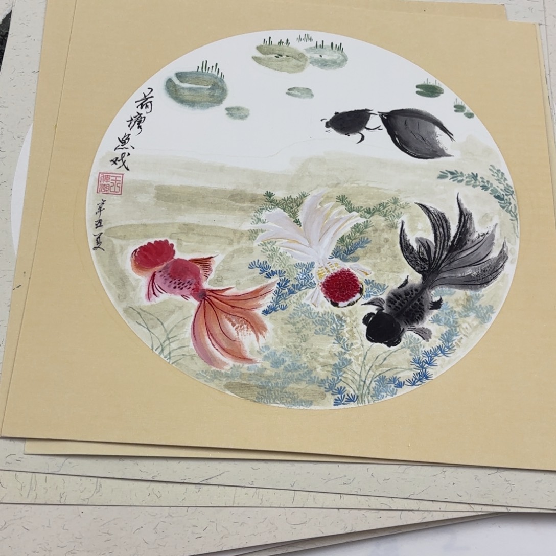 国画33-33卡纸作品艺