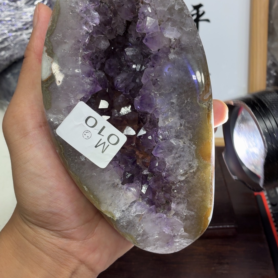 未镶嵌摆件紫晶水晶