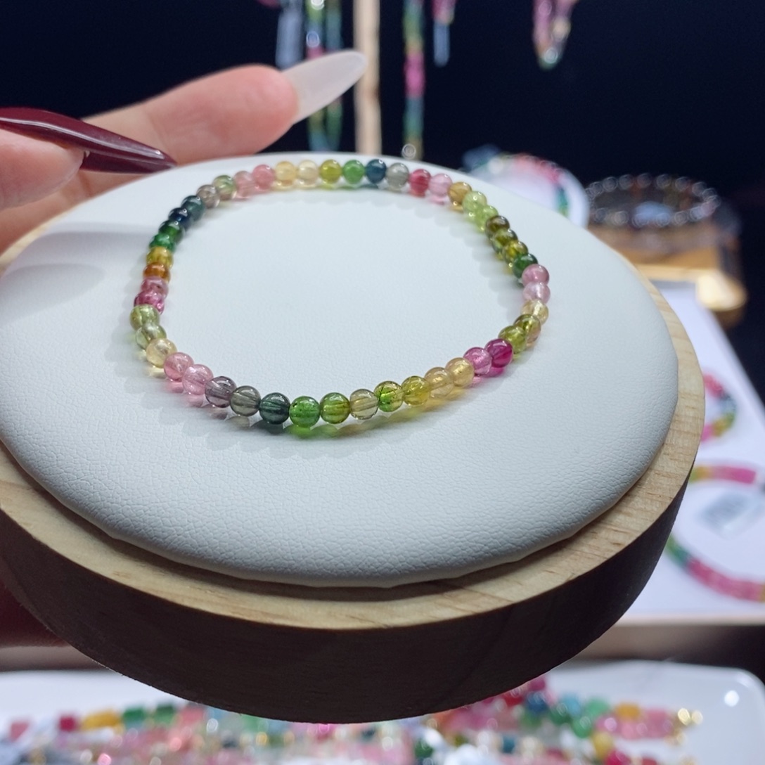 碧玺手链未镶嵌糖果