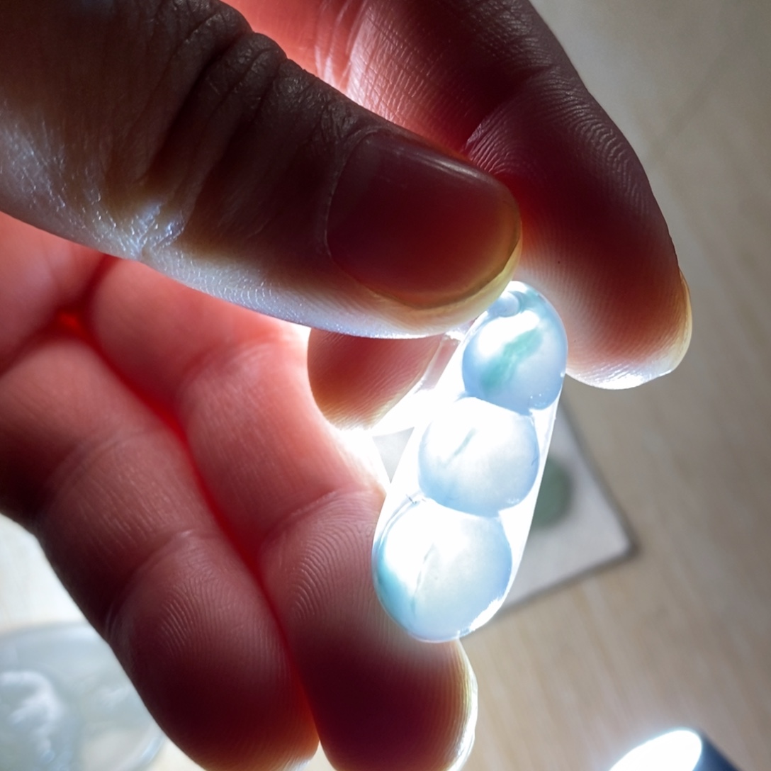 翡翠散珠翡翠豆子