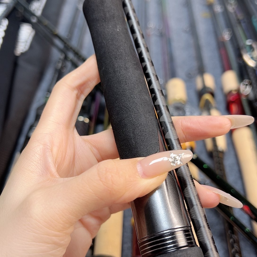 3.8m碳素@***者直柄路亚杆