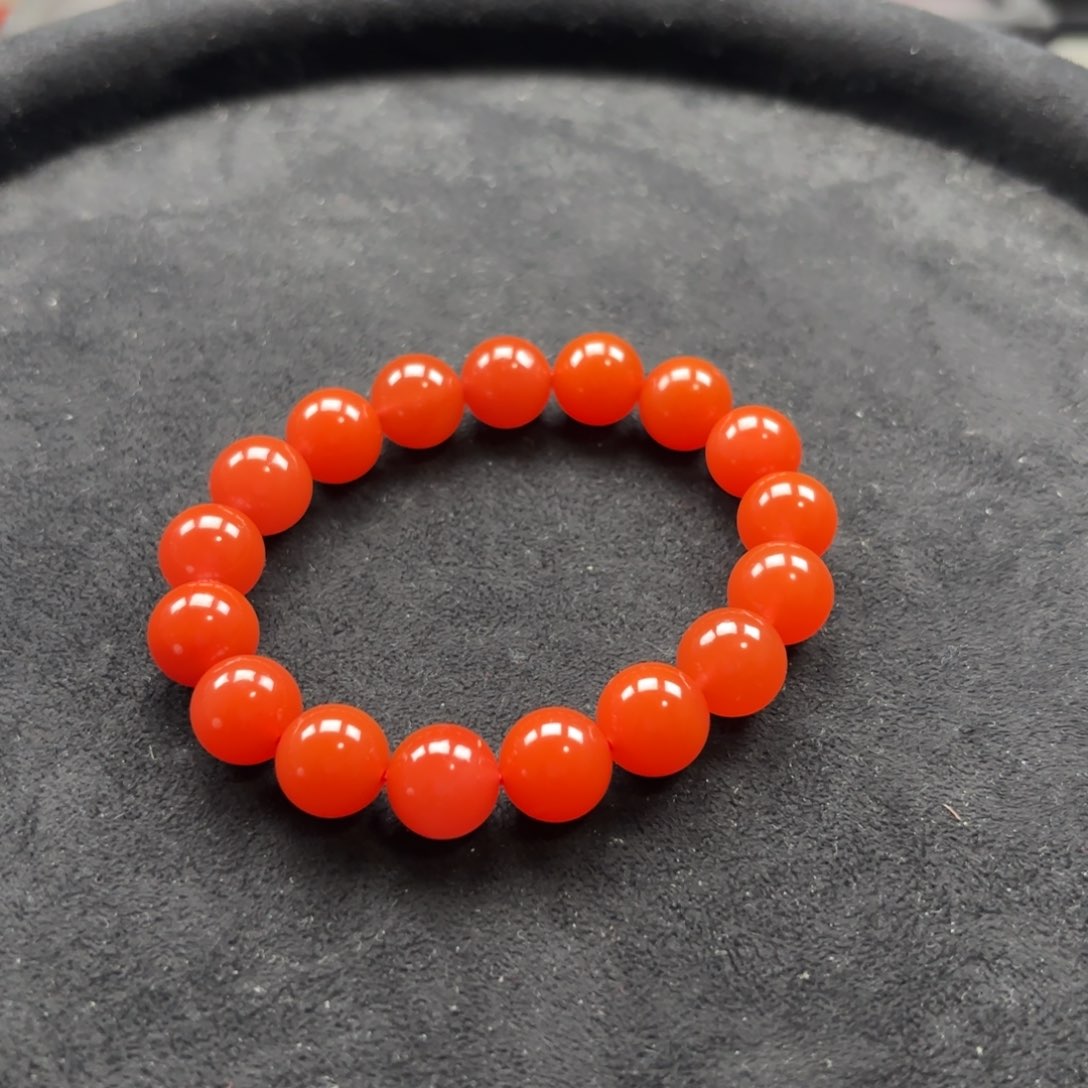 南红玛瑙手串未镶嵌贝*多