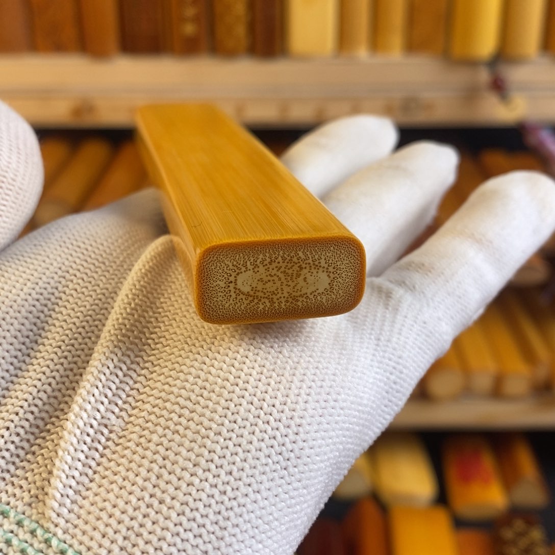 竹长方扁 鸡油黄 压手厚皮满密