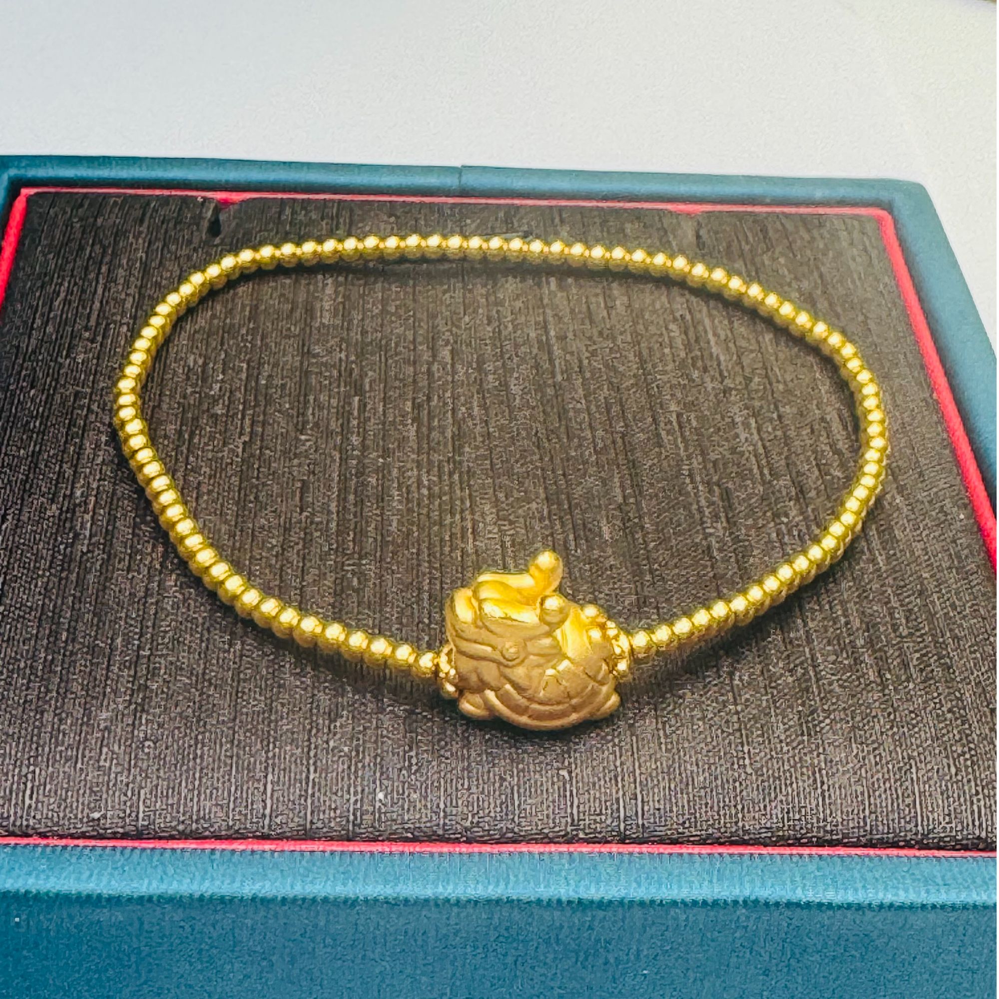 262#足金999  黄金碧水金睛兽（卡2金珠88个）