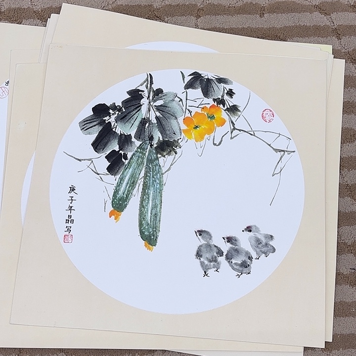 国画花鸟是在这个38.38