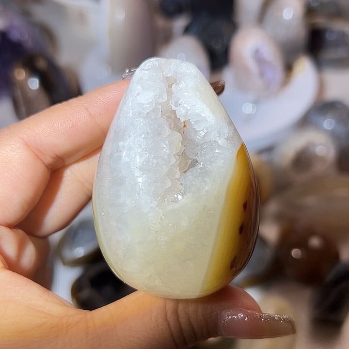 玛瑙/玉髓无未镶嵌龙蛋