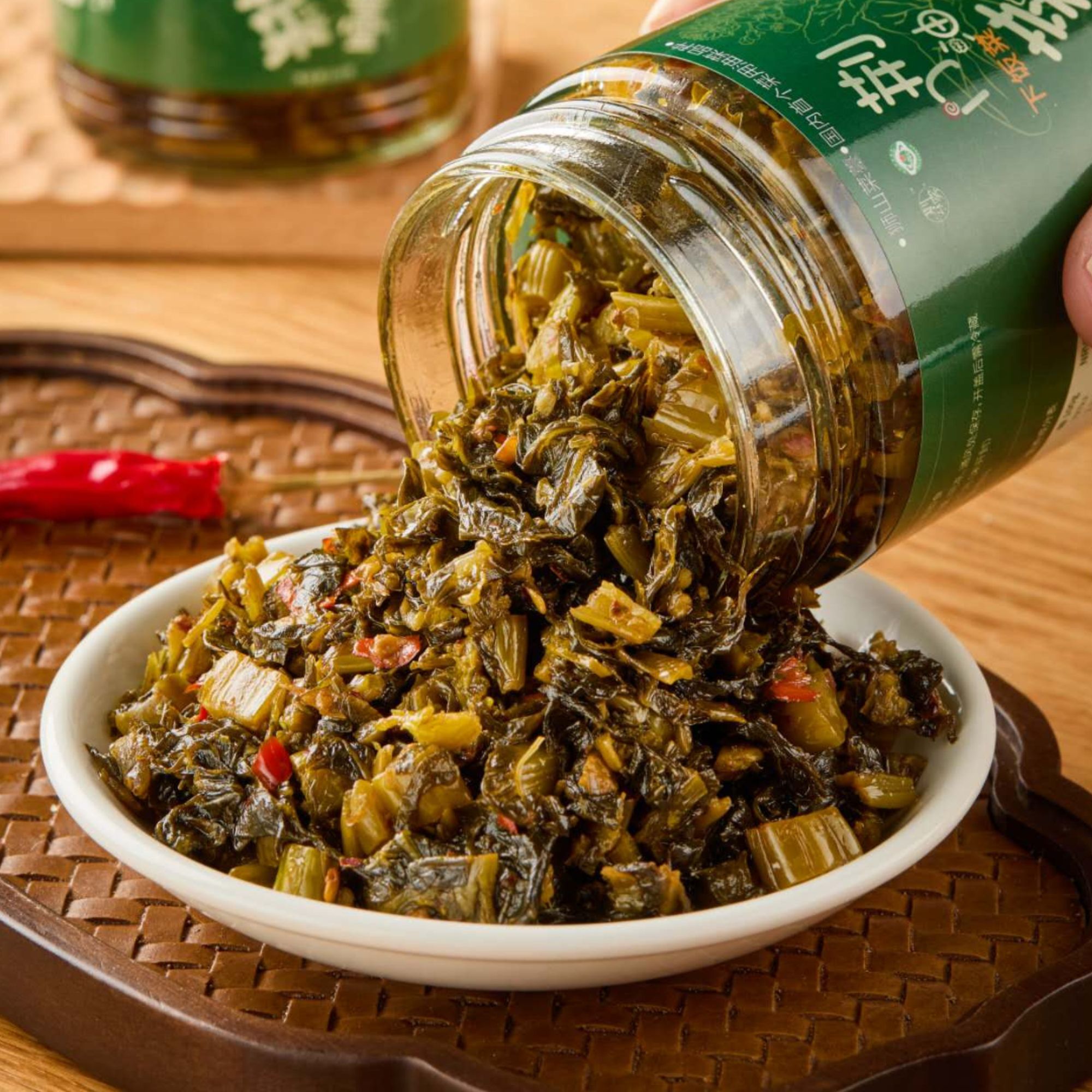荆云雾油菜薹下饭菜即食开胃小菜