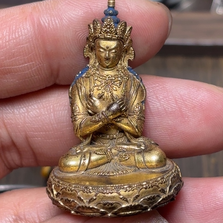 玻璃颈饰藏传喜马拉雅