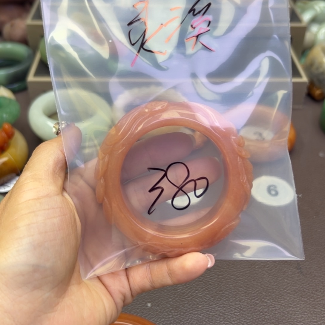 未镶嵌手镯石英岩玉?****、