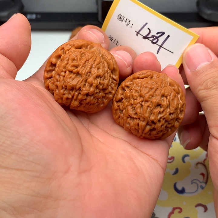 文玩核桃把件39精品莲花1281