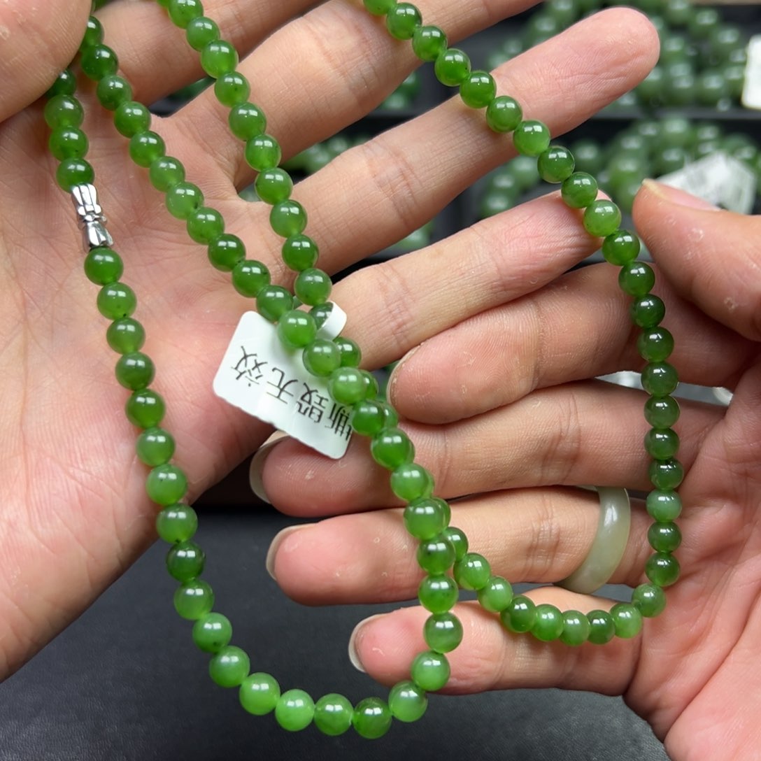 未镶嵌和田玉手链碧玉108多样性拍一发一
