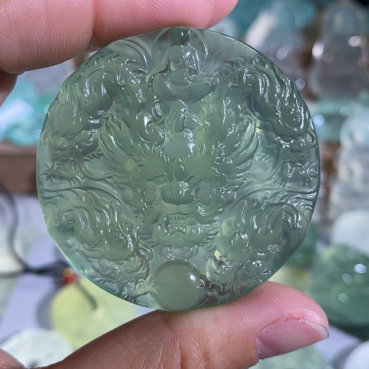 岫玉吊坠未镶嵌吊坠