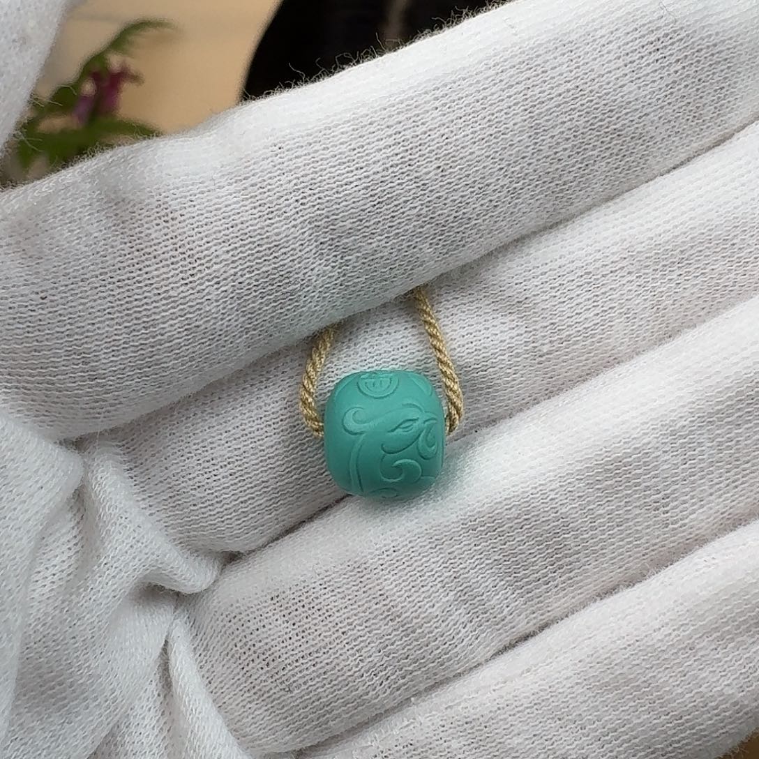 A***l绿松石未镶嵌珠宝奇石卡10