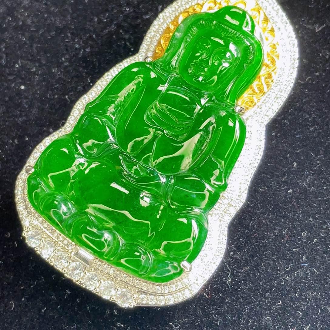 翡翠吊坠(不含链)未镶嵌