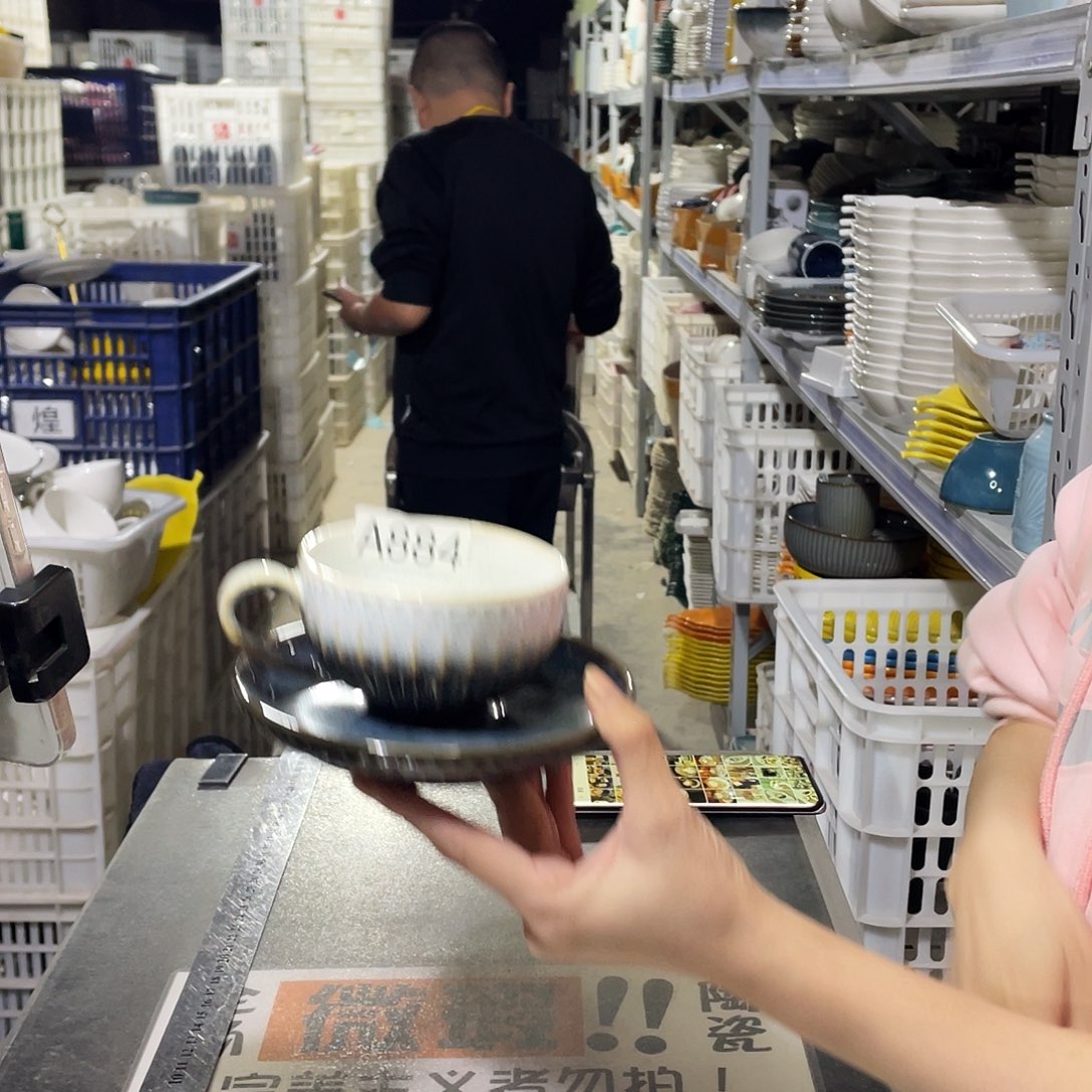 瓷片884                 4杯4碟