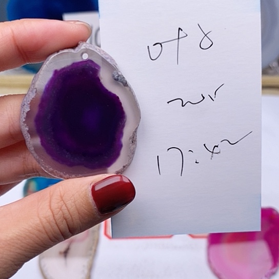 玛瑙/玉髓颈饰未镶嵌叶***照