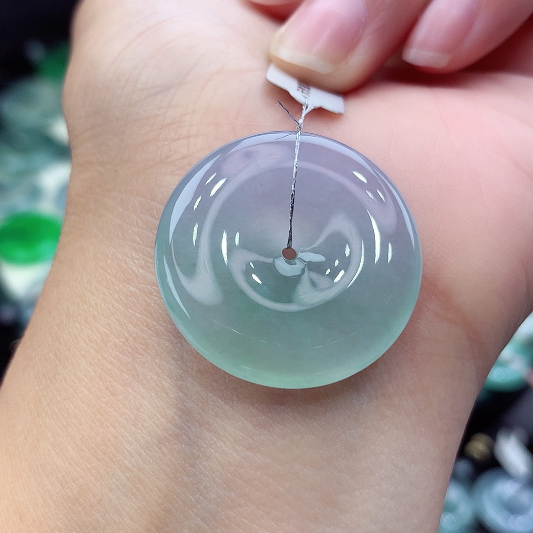 颈饰未镶嵌翡翠编号24尺寸27.9-5.6