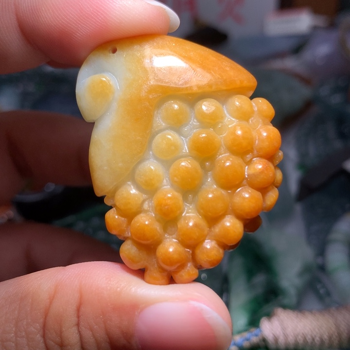 翡翠颈饰未镶嵌保真天然A货翡翠