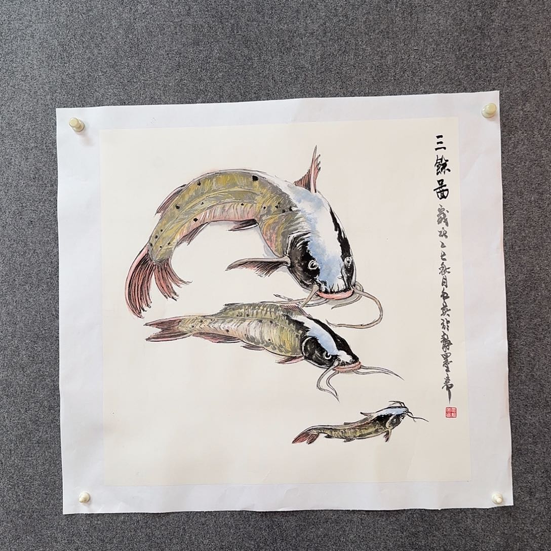 国画zz粟红英老师手绘作品