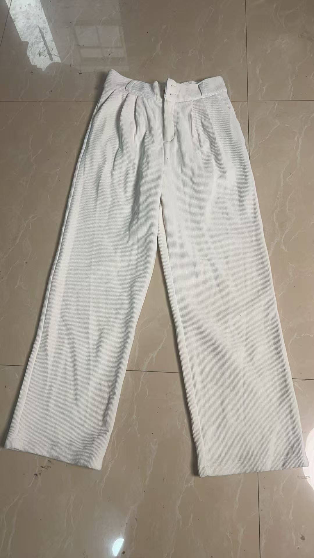 阔腿裤秋冬遮腹直筒裤收腹休闲裤时尚直筒宽松针织