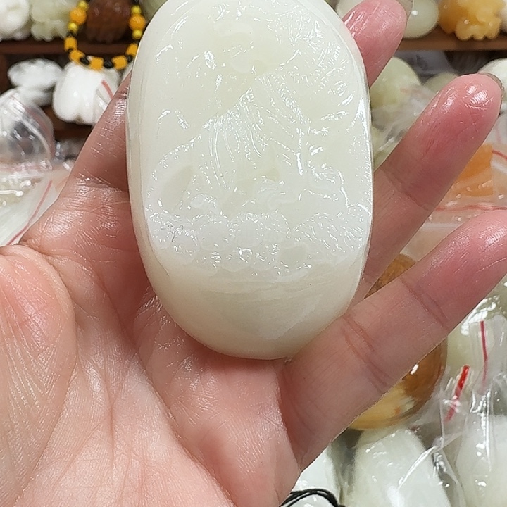 老***金砖雕石头手把件不退不换