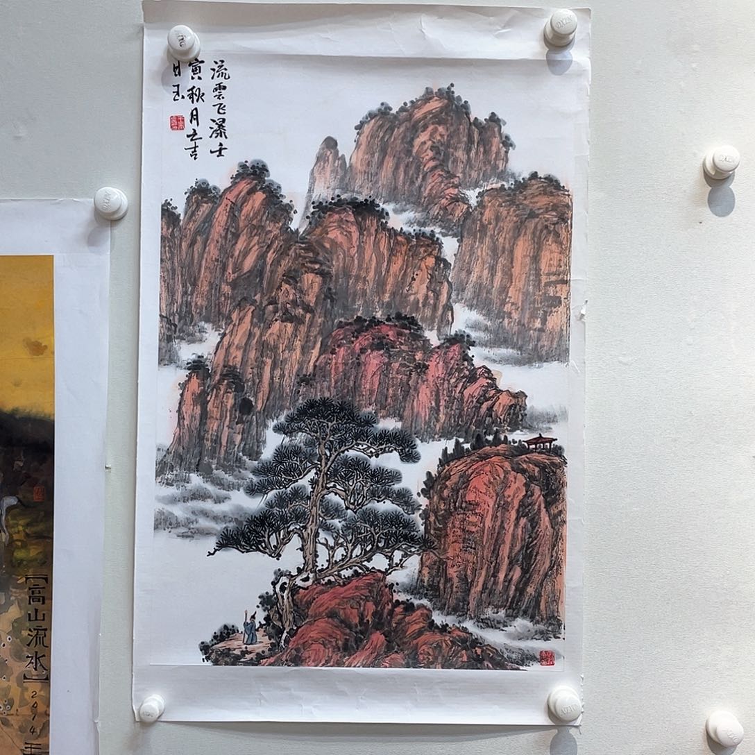 国画把门放了下午回来的时候