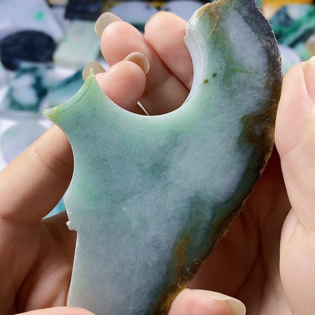 颈饰未镶嵌翡翠翡翠