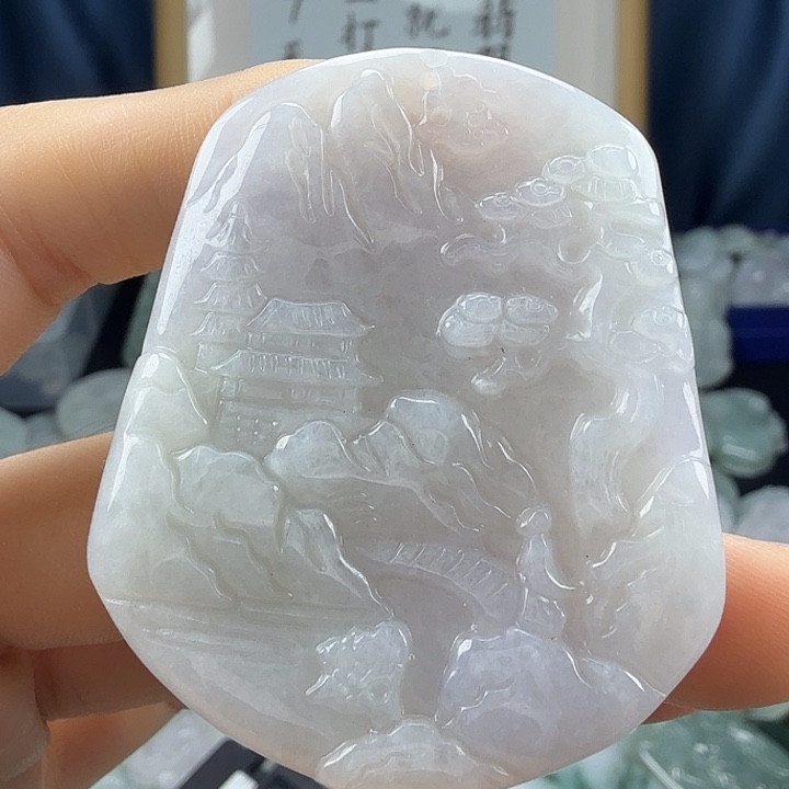 翡翠未镶嵌颈饰翡翠
