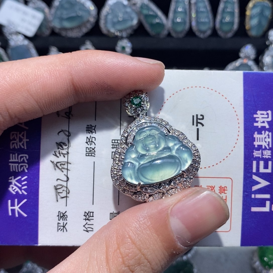 翡翠颈饰未镶嵌l*翡翠