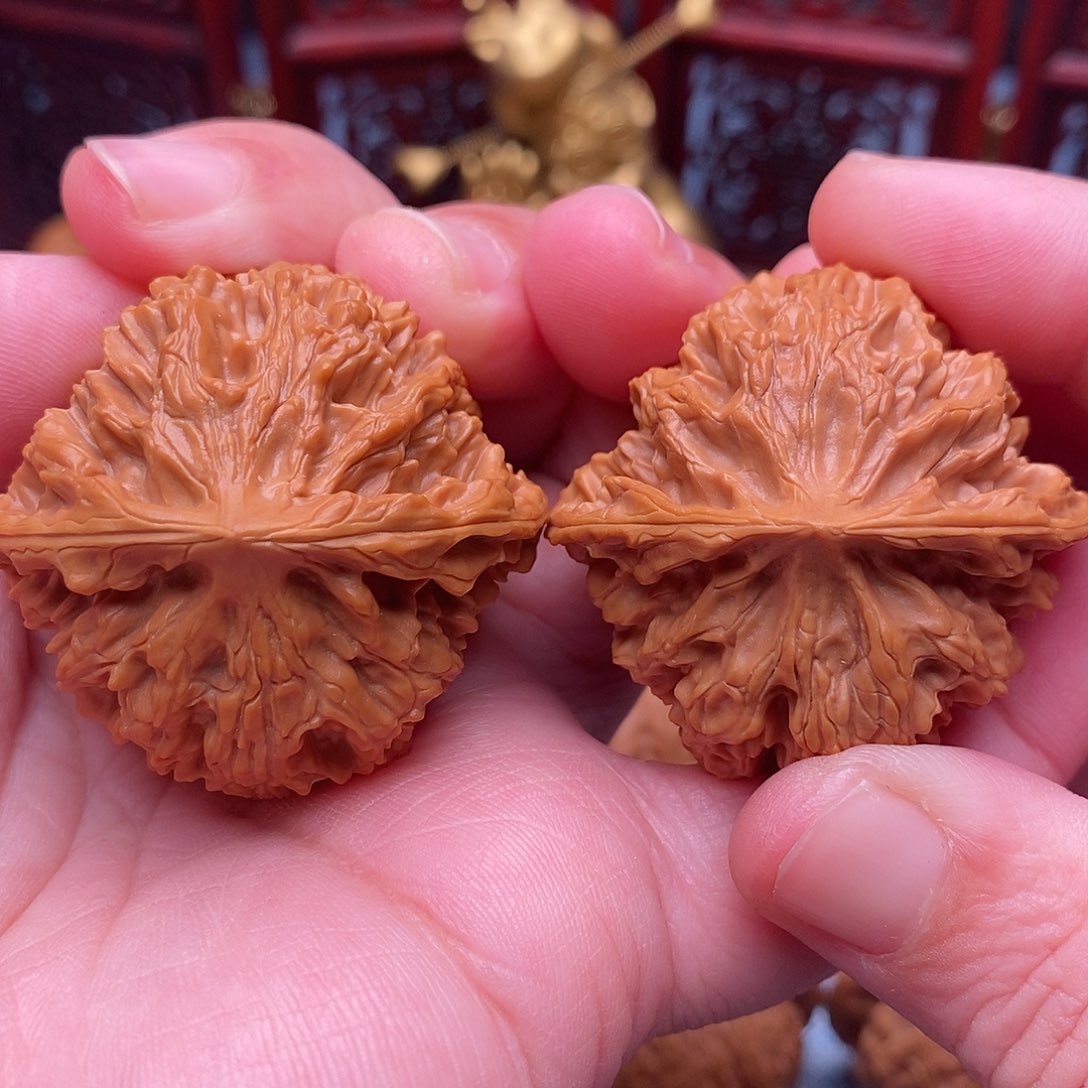 文玩核桃把件41精品毕业苹果园