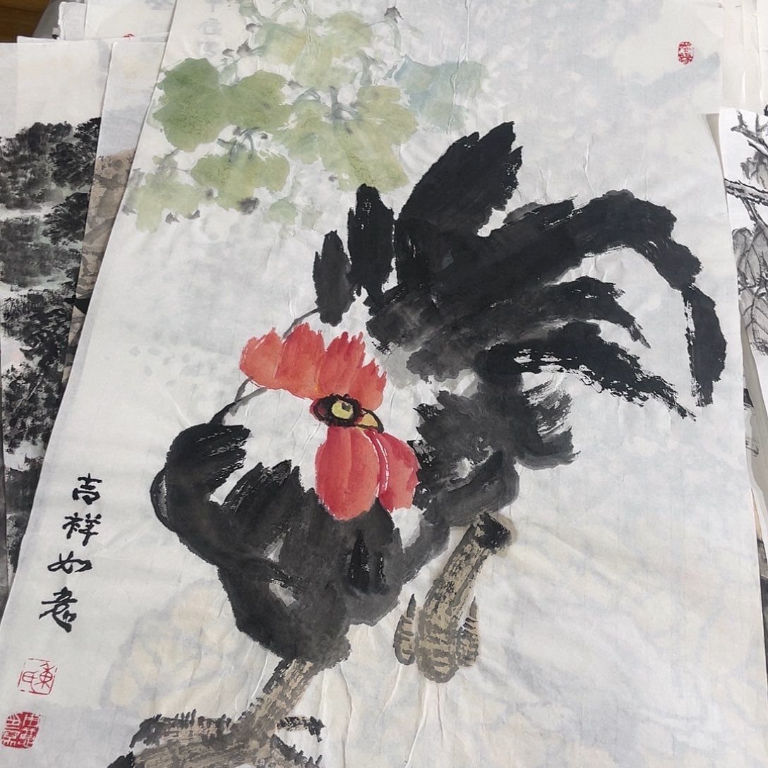 姜奇老师花鸟作品