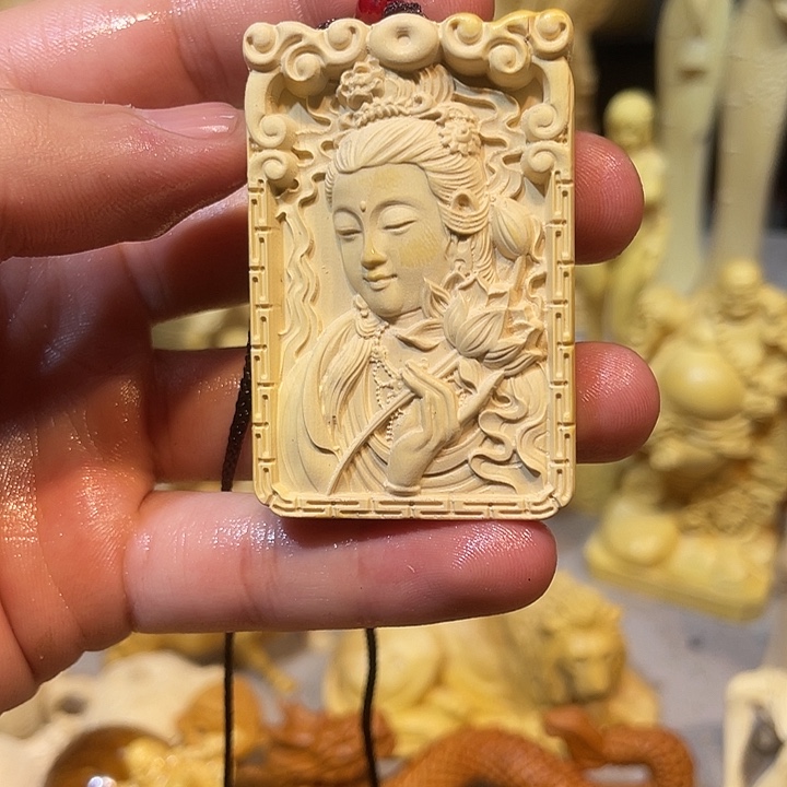 黄杨木黄杨木观自在46牌