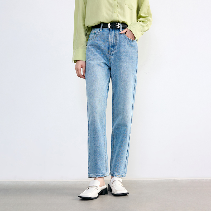 【许半夏推荐】纳俪商场同款牛仔裤N23034H06652