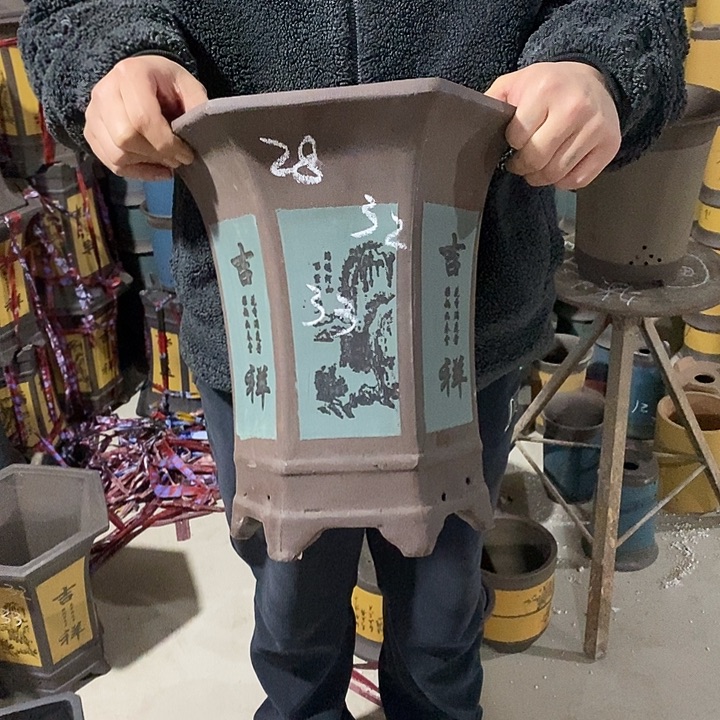 紫砂花盆紫砂花盆