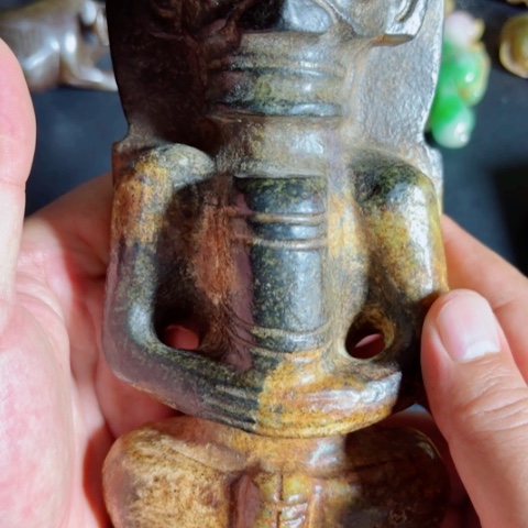 紫金钵盂菩提把件