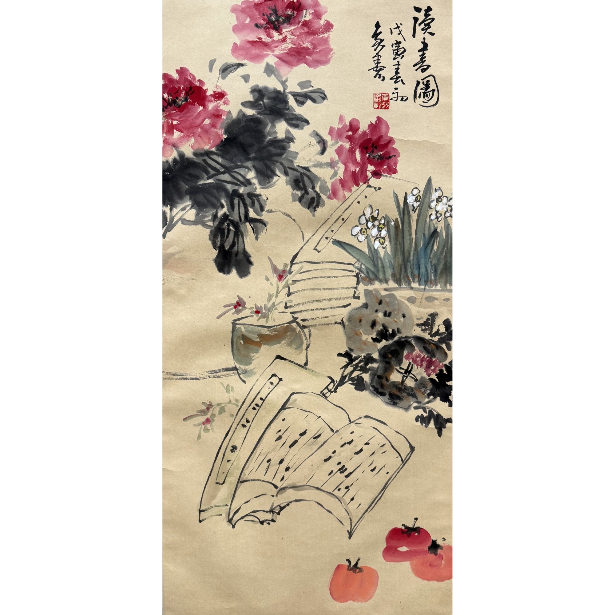 【花鸟】 47x98  CP-40418  立轴