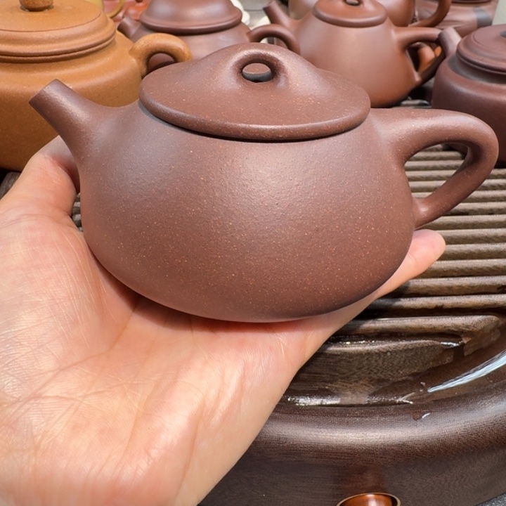 紫砂茶壶紫泥无添加180瑕