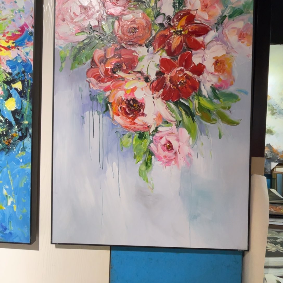 油画小****Z油画作品欣赏80.120带铝合金框